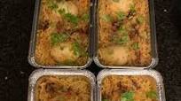 Egg Briyani with Raita Egg Briyani with Raita