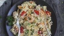 Taboulé aux crevettes Taboulé aux crevettes