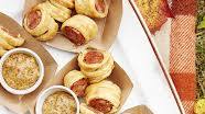 Cajun Sausage Puffs With Bourbon Mustard Cajun Sausage Puffs With Bourbon Mustard