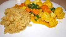 South Indian-Style Vegetable Curry with Lemony Quinoa South Indian-Style Vegetable Curry with Lemony Quinoa