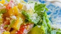 Avocado Feta Caesar Salad Avocado Feta Caesar Salad