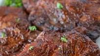 Marinated BBQ Pork Steaks in Oven Marinated BBQ Pork Steaks in Oven