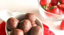 Chocolate Covered Strawberry Truffles Chocolate Covered Strawberry Truffles