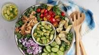 California Avocado “Feta” Greek Mezze Salad California Avocado “Feta” Greek Mezze Salad