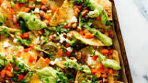 Loaded Veggie Nachos Loaded Veggie Nachos