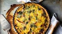Quiche With Red Peppers and Spinach Quiche With Red Peppers and Spinach