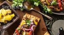 Filipino Pork Adobo Flatbread Pizza Filipino Pork Adobo Flatbread Pizza