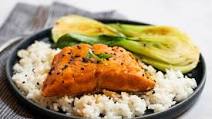 Hoisin-Glazed Coho Salmon with Bok Choy Hoisin-Glazed Coho Salmon with Bok Choy
