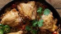 One Pot Chicken Thighs with Rice and Black Beans One Pot Chicken Thighs with Rice and Black Beans