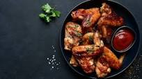 Alitas de pollo a la barbacoa. Alitas de pollo a la barbacoa.