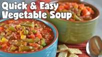 Quick and Easy Vegetable Soup Quick and Easy Vegetable Soup