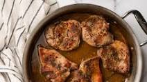 APPLE CIDER AND DIJON-GLAZED PORK CHOPS APPLE CIDER AND DIJON-GLAZED PORK CHOPS