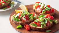 Avocado & basil breakfast bruschetta Avocado & basil breakfast bruschetta