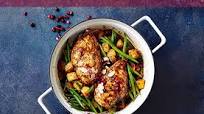 Middle Eastern-inspired chicken with green beans Middle Eastern-inspired chicken with green beans