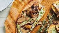 Mushroom Bruschetta with Herbed Mayonnaise Mushroom Bruschetta with Herbed Mayonnaise