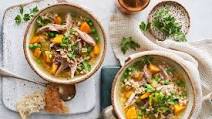 Slow-cooker lamb and barley soup recipe Slow-cooker lamb and barley soup recipe