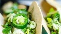 21 Day Fix Cilantro Lime Chicken Tacos with Creamy Avocado Sauce 21 Day Fix Cilantro Lime Chicken Tacos with Creamy Avocado Sauce
