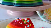 Rainbow Jello Mold Rainbow Jello Mold