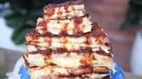 Grilled cheese tower Grilled cheese tower