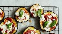 Mini Eggplant Margarita Pizzas Mini Eggplant Margarita Pizzas