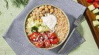 Greek Brown Rice and Veggie Bowl Greek Brown Rice and Veggie Bowl