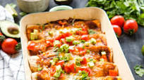 Vegetarian Sweet Potato Black Bean Enchiladas Vegetarian Sweet Potato Black Bean Enchiladas