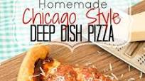 Homemade Chicago Style Deep Dish Pizza Homemade Chicago Style Deep Dish Pizza