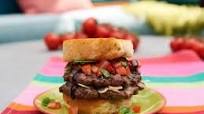 Sunny's Easy Bruschetta Burger Sunny's Easy Bruschetta Burger