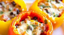 Southwest Vegetarian Stuffed Peppers Southwest Vegetarian Stuffed Peppers