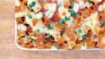 Pressure Cooker Pasta Recipe with Cheese and Meat (Mezzemaniche Pasticciate) Pressure Cooker Pasta Recipe with Cheese and Meat (Mezzemaniche Pasticciate)