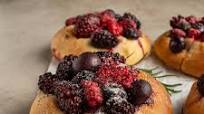 Mixed Berry Fruit Focaccia Mixed Berry Fruit Focaccia