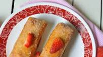 Strawberry Cheesecake Chimichangas Strawberry Cheesecake Chimichangas