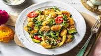 Italian Chicken over Lemony Spaghetti with Zucchini and Chili Flakes Italian Chicken over Lemony Spaghetti with Zucchini and Chili Flakes