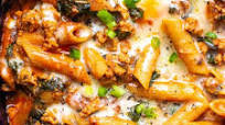 Ground Turkey Pasta Bake (Healthy Casserole) Ground Turkey Pasta Bake (Healthy Casserole)