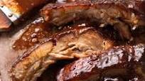 Oven Pork Ribs with Barbecue Sauce Oven Pork Ribs with Barbecue Sauce