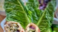 Grilled Vegetable Hummus Wraps Grilled Vegetable Hummus Wraps