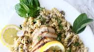 Pork Loin Pasta with Mushroom Herb Sauce (dairy-free) Pork Loin Pasta with Mushroom Herb Sauce (dairy-free)