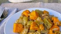 Easy Healthy Slow Cooker Cider-Braised Chicken Thighs with Sweet Potatoes & Sage Easy Healthy Slow Cooker Cider-Braised Chicken Thighs with Sweet Potatoes & Sage