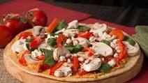 Greek Feta Vegetable Grilled Pizza* Greek Feta Vegetable Grilled Pizza*