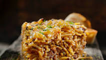 Baked Beef Spaghetti Baked Beef Spaghetti