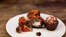 Cheese-Stuffed Meatballs Recipe Cheese-Stuffed Meatballs Recipe