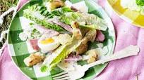 Leg ham Caesar salad Leg ham Caesar salad