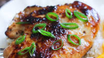Pan-fried Honey Garlic Chicken Pan-fried Honey Garlic Chicken