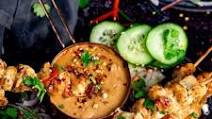 Easy Chicken Satay with Peanut Chilli Sauce Easy Chicken Satay with Peanut Chilli Sauce