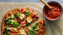 Cauliflower Crust Pizza with Artichokes and Roasted Red Pepper Cauliflower Crust Pizza with Artichokes and Roasted Red Pepper