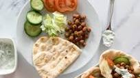 Vegetarian Crispy Roasted Chickpea Gyros Vegetarian Crispy Roasted Chickpea Gyros