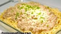 Ground Beef Spaghetti Alfredo Ground Beef Spaghetti Alfredo