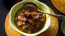 Oxtail soup with chickpeas Oxtail soup with chickpeas