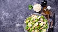 Creamy Caesar Salad with Fresh Croutons Creamy Caesar Salad with Fresh Croutons
