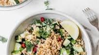 10-Minute Mediterranean Farro Salad 10-Minute Mediterranean Farro Salad